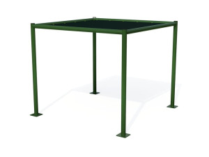 Навес из оцинкованной стали