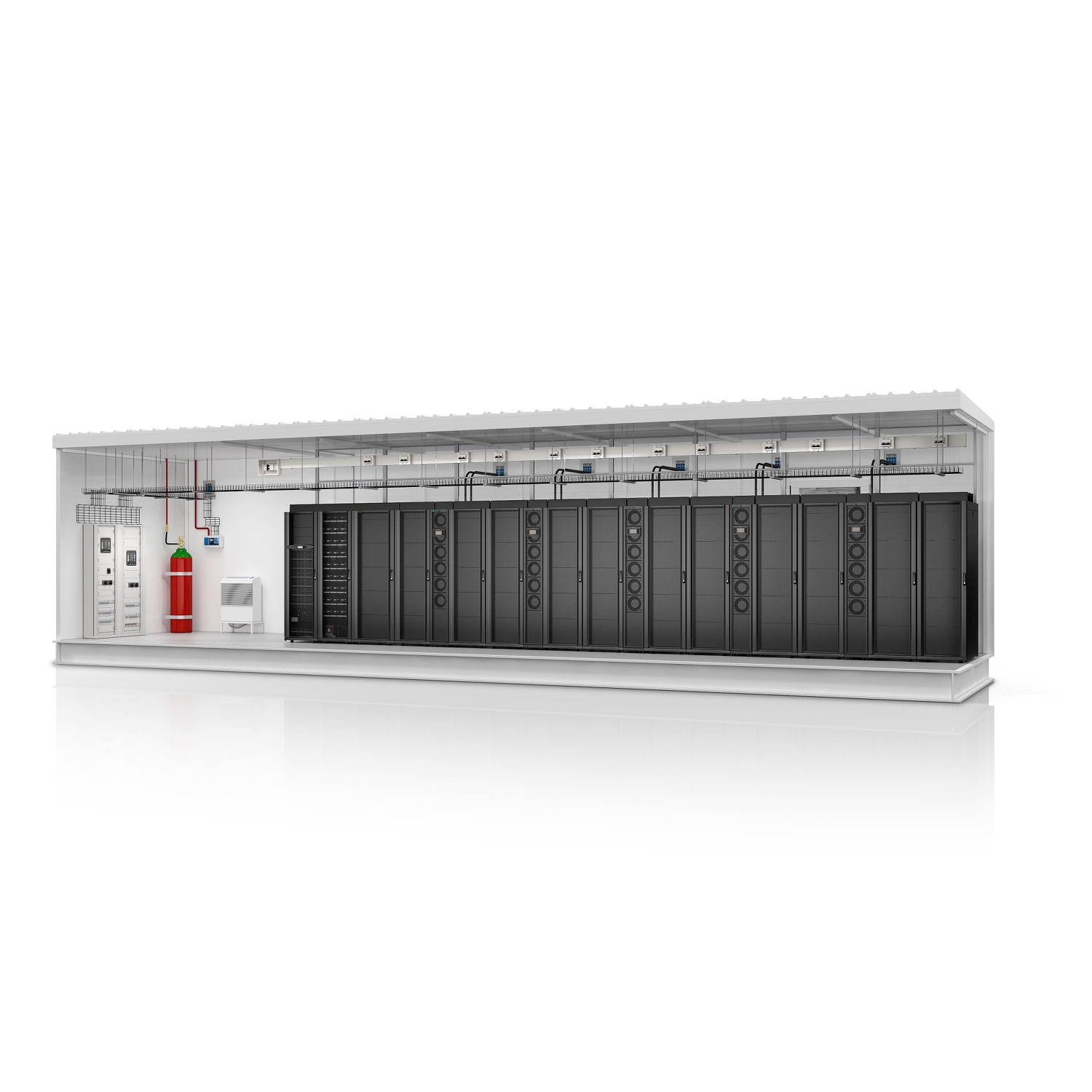 PFMIEJ075D1R012B All In One Module 75kW 12 rack InRow DX 400V Schneider Electric 