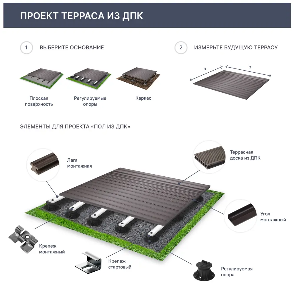 Santreyd Decking - террасная доска Дымчатый Дуб с двусторонним дизайном 88487719 STLM-1015153 - Вид №14