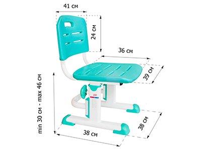 Детский стульчик Evo New зеленый MEALUX EVO  261648 Голубой Santreyd  - Вид №1