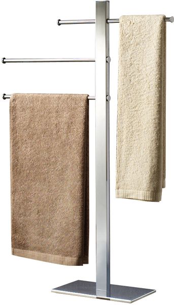 7631(13) Gedy G-Bridge, стойка: 3 передвижных полотенцедержателя, цвет хром 