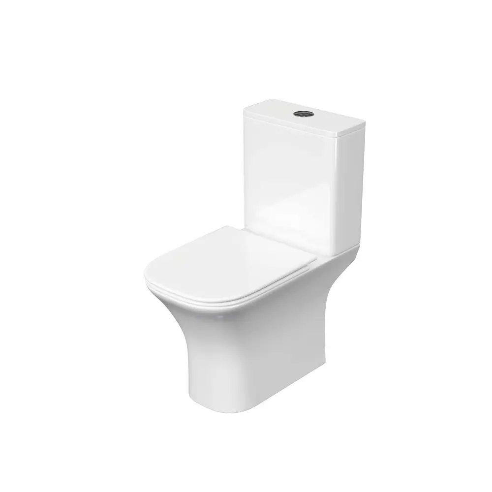 Унитаз-компакт Aquatek Optima Square безободковый двойной смыв цвет Optima Plus Square STLM-2205395 - Вид №2