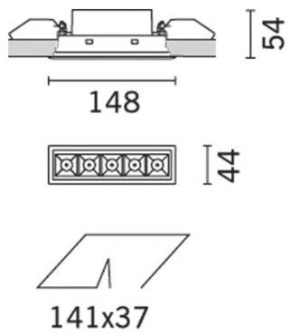 iGuzzini Встраиваемый светодиодный светильник для подвесных потолков Laser blade sun-id-1450229 - Вид №8