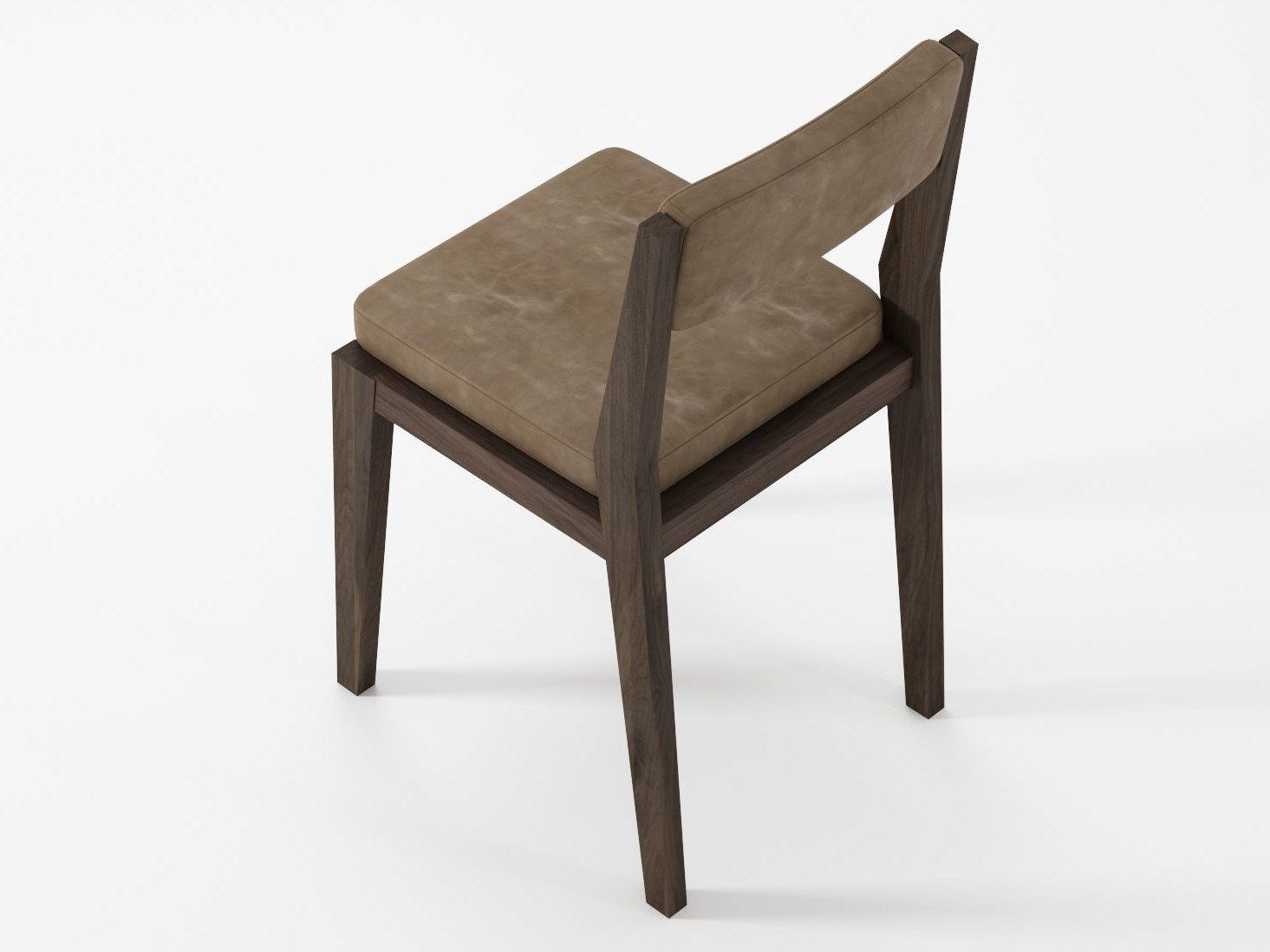 Мягкий стул для ресторана из массива дерева KARPENTER Nouveau Bistro ARCH-00008818 - Вид №45