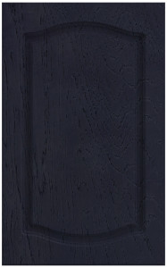 Фасады для кухни Классика Фрезеровка «Классика двойная» Дуб фактурный чернильный №525