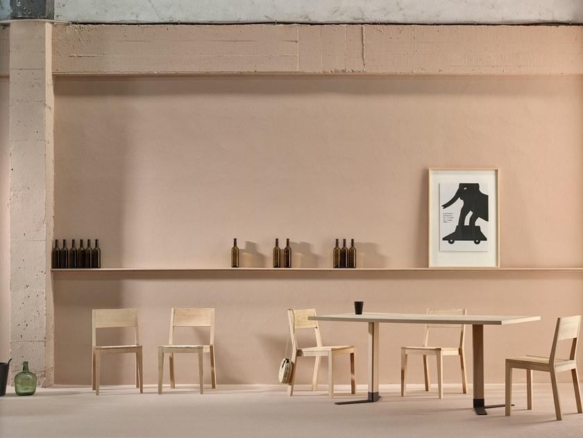 ONDARRETA Штабелируемый деревянный стул Iesu sun-id-1414763 - Вид №17