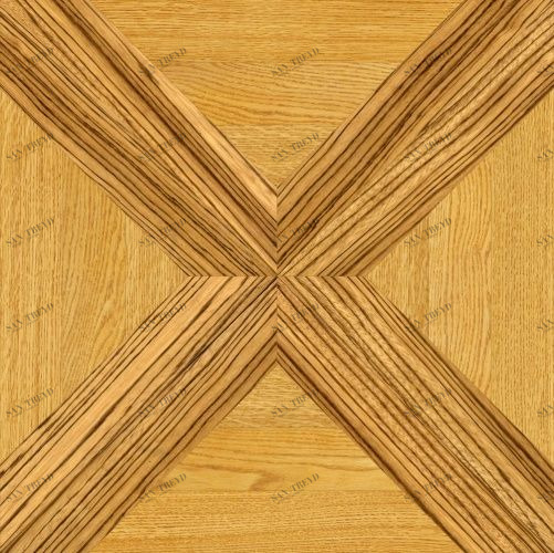 Художественный паркет Da Vinci Щитовой 26-281 Дуб (Гладкая) 500х500 мм 26010281