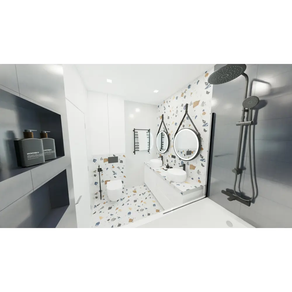 Керамогранит INCOLOR Azteca матовый белый 60х120 см 87204737 STLM-0073449 - Вид №6