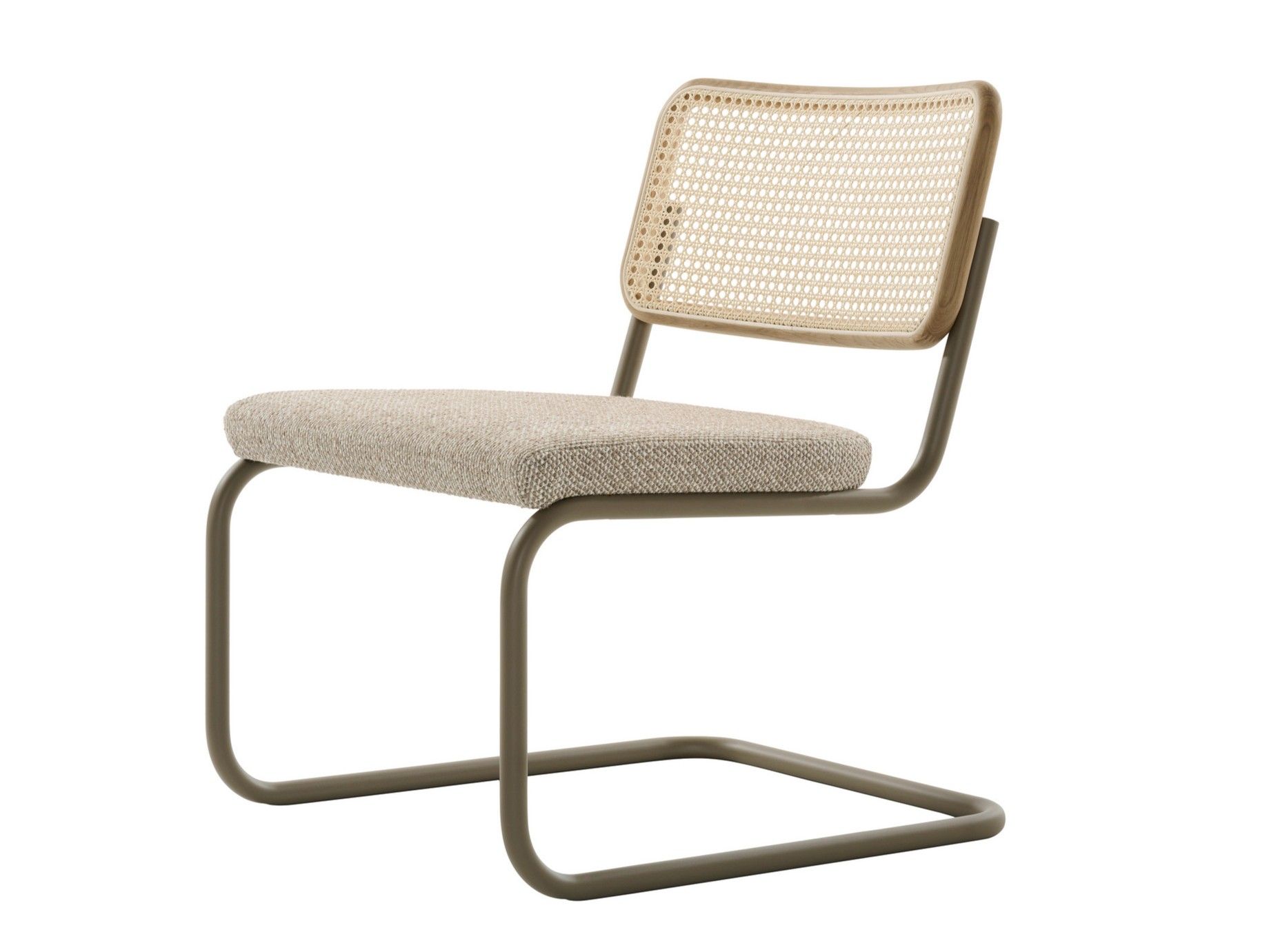 Стальное консольное кресло с мягким сиденьем THONET S 32 / S 64 ARCH-00106249 - Вид №1