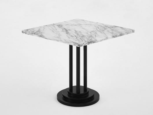 Мраморный низкий квадратный журнальный столик для контракта Adico 282 ARCH-00151261 - Вид №1