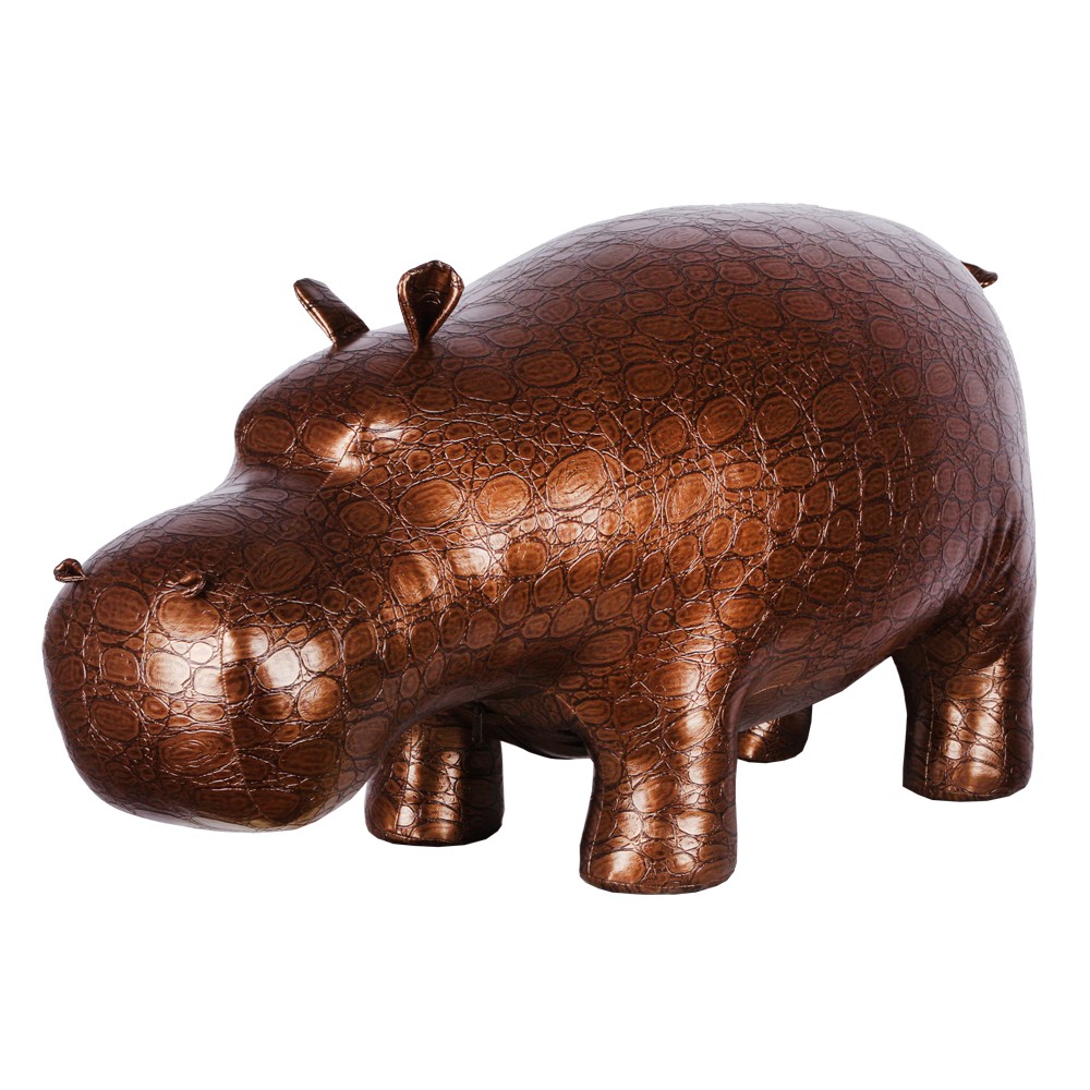 74128 Банкетка Пуф Бегемот средний Золото BOGACHO 4627145749593