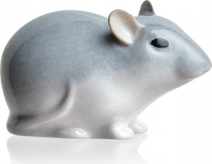 85130 Императорский фарфоровый завод Скульптура "Мышь-малютка №1" (серая) Твёрдый фарфор