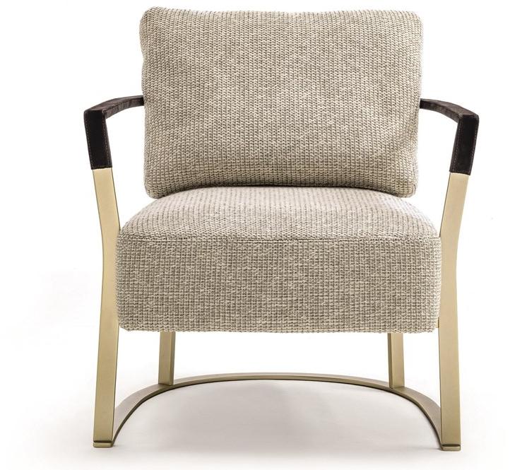 Longhi Кресло из ткани с подлокотниками Loveluxe 2018 – illusion collection X 684 - Вид №2