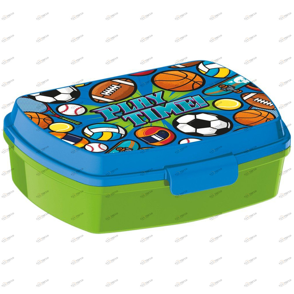 Ланч-бокс пластиковый "Спорт" STOR СПОРТ 335827 Зеленый Santreyd 