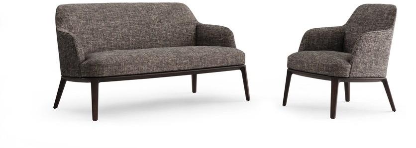 Poliform Кресло из ткани с подлокотниками Jane sun-id-1475303 - Вид №8