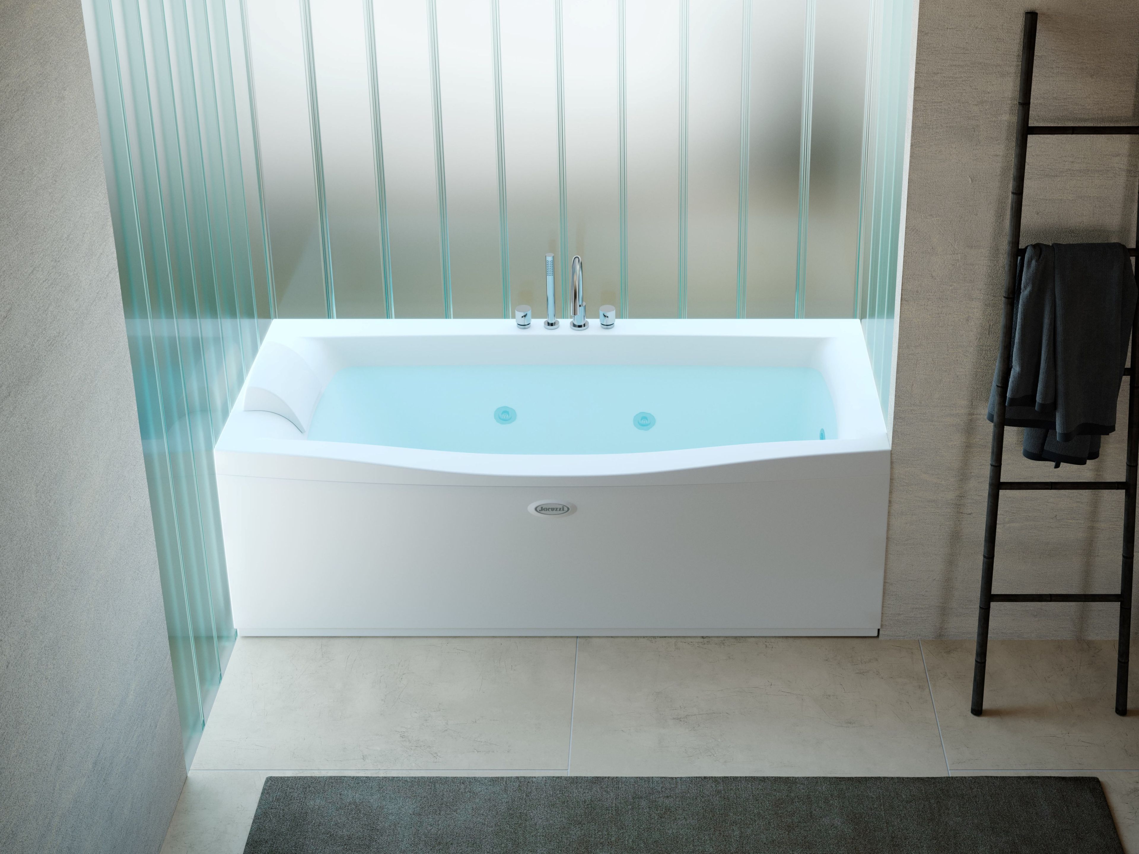 2-местная прямоугольная ванна с гидромассажем Jacuzzi® J-Quiet™ ARCH-00027118