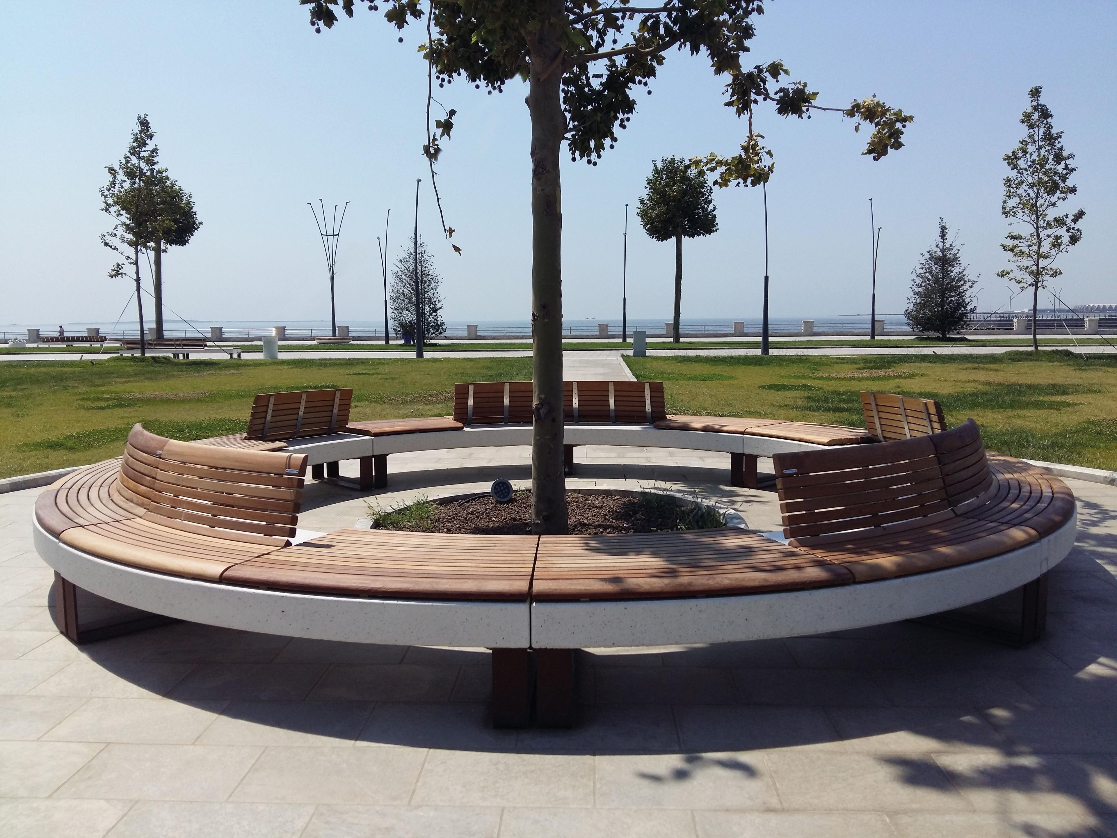 Изогнутая скамья HPC со спинкой Metalco DIAMANTE ACCESSORIES W ARCH-00122770 - Вид №2