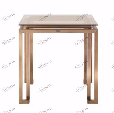 Gianfranco Ferré Home Квадратный латунный журнальный столик для гостиной Trafalgar sun-id-1356854