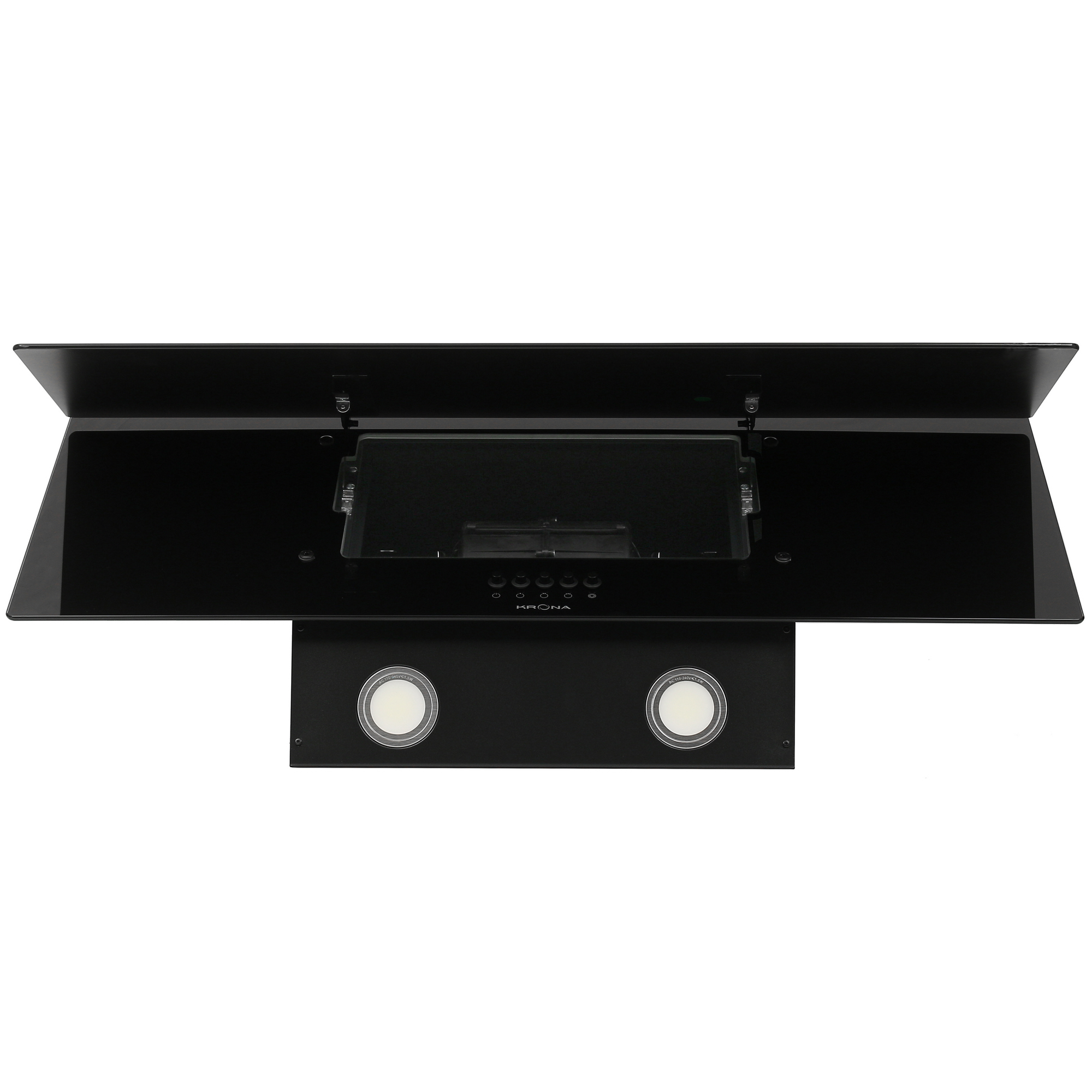 5364273 Вытяжка наклонная KRONA VENERA 900 PB черный/черный STDN-0063331 - Вид №8