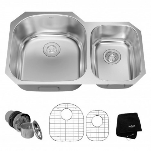 KBU23 Мойка кухонная прямоугольная Krausru  - Вид №1
