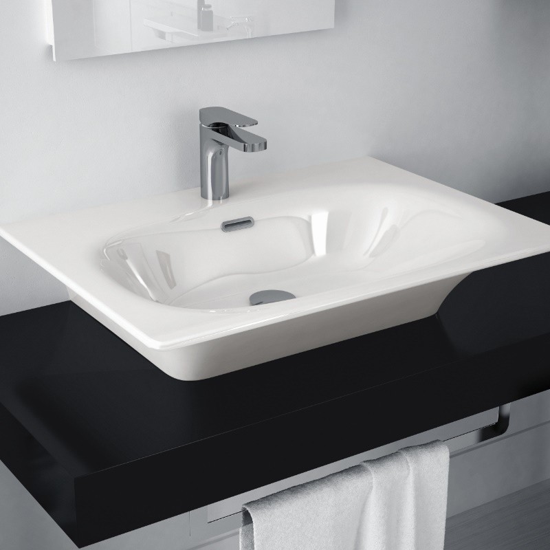 43327 Накладная раковина под столешницу  овальная Ceramica Hidra  - Вид №5