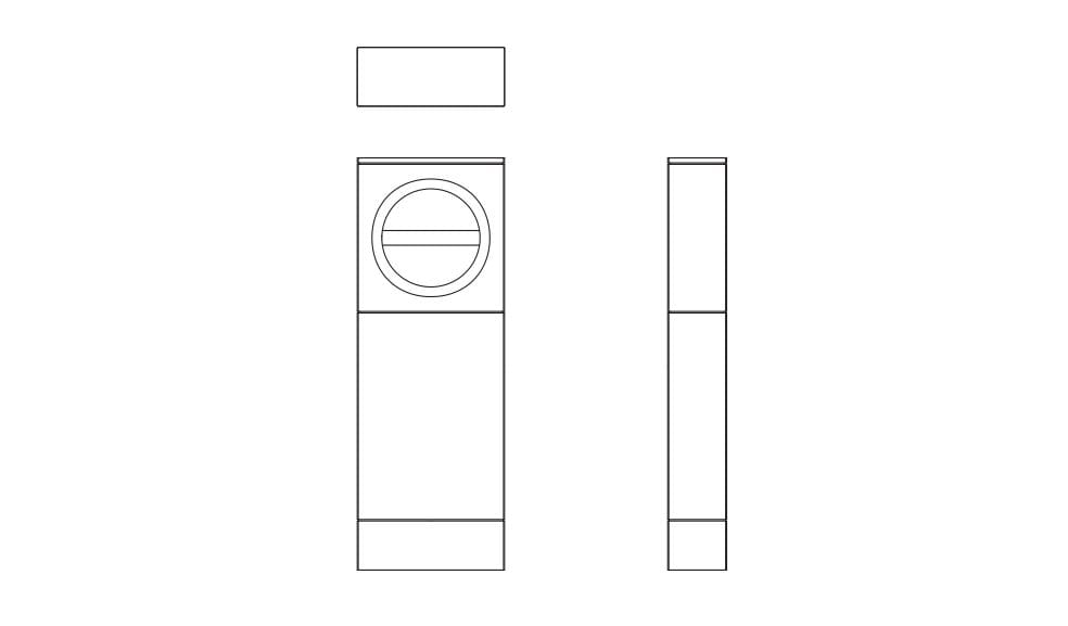 Стойка для велосипедов из оцинкованной стали Viscio Urban Design Hole ARCH-00029483 - Вид №2
