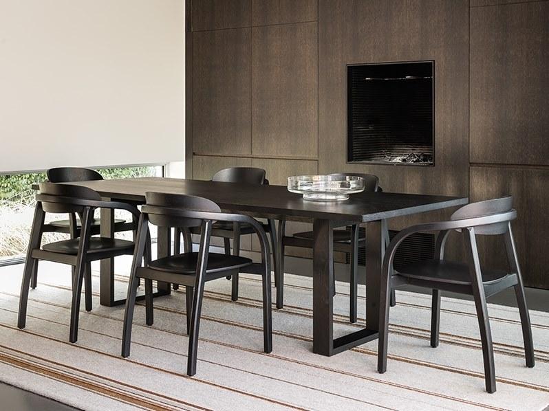 Wildspirit Стул деревянный с подлокотниками с открытой спинкой Arch sun-id-1510025 - Вид №7