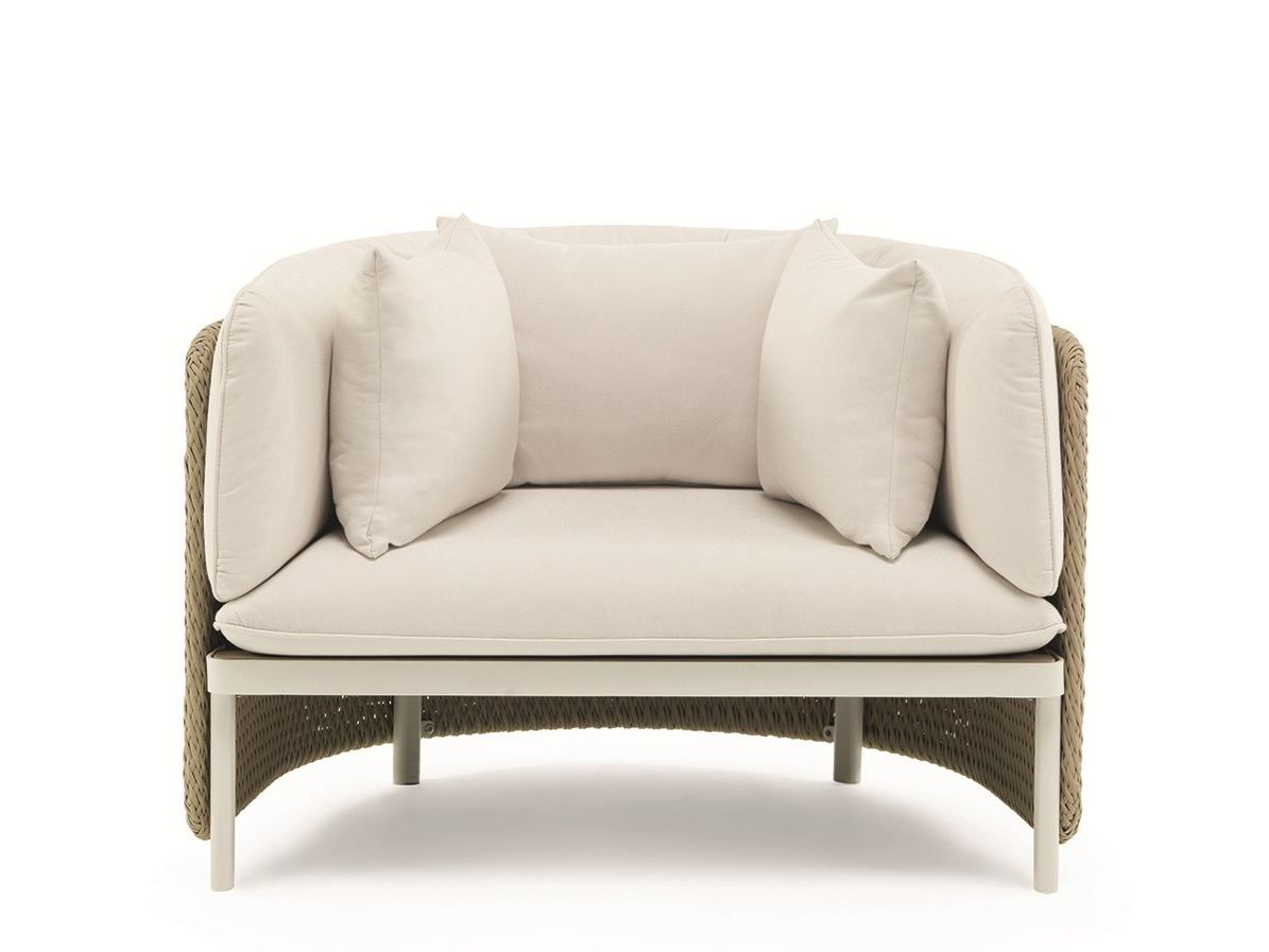 Тканевое садовое кресло Ethimo Esedra ARCH-00114131 - Вид №1