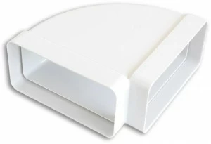 First Corporation Горизонтальный изгиб в абс для прямоугольной трубы La ventilazione Cco126b