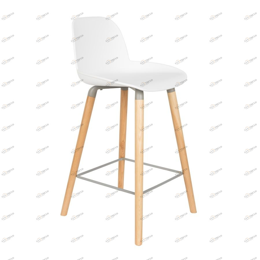 Табурет высокий Albert Kuip белый Zuiver 1500051