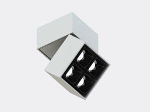 Регулируемая металлическая светодиодная потолочная лампа