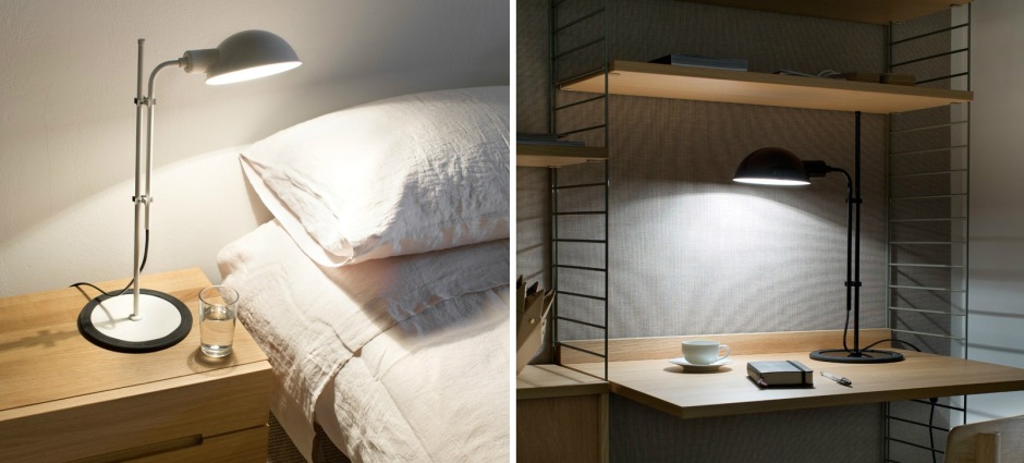 005079 Настольная лампа S серый мох Marset Funiculi  - Вид №1