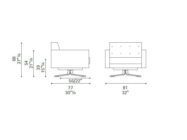 Кожаный модульный диван Poltrona Frau коллекция - диваны и кресла ARCH-00113476 - Вид №11