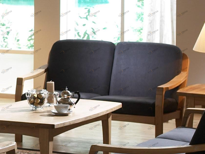 Dyrlund 2-х местный деревянный диван  1260k/2 