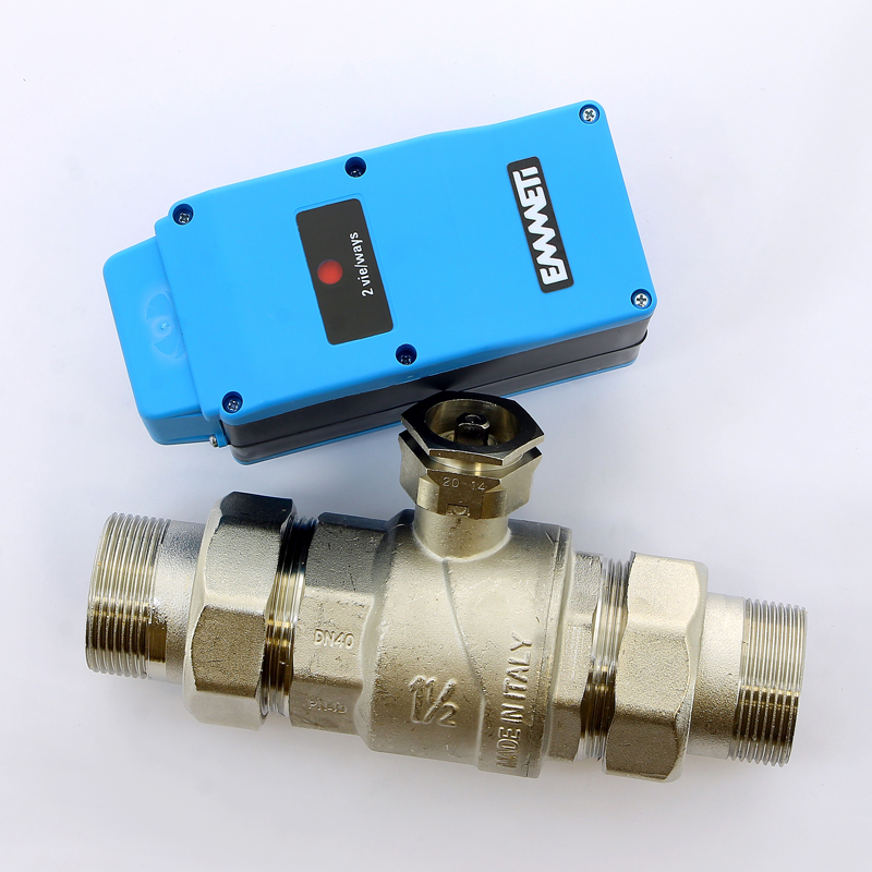 Кран шаровой с разъемными соединениями НН двухходовой MODULO PLUS с сервоприводом EMMETI 1"1/2 01425702 - Вид №2