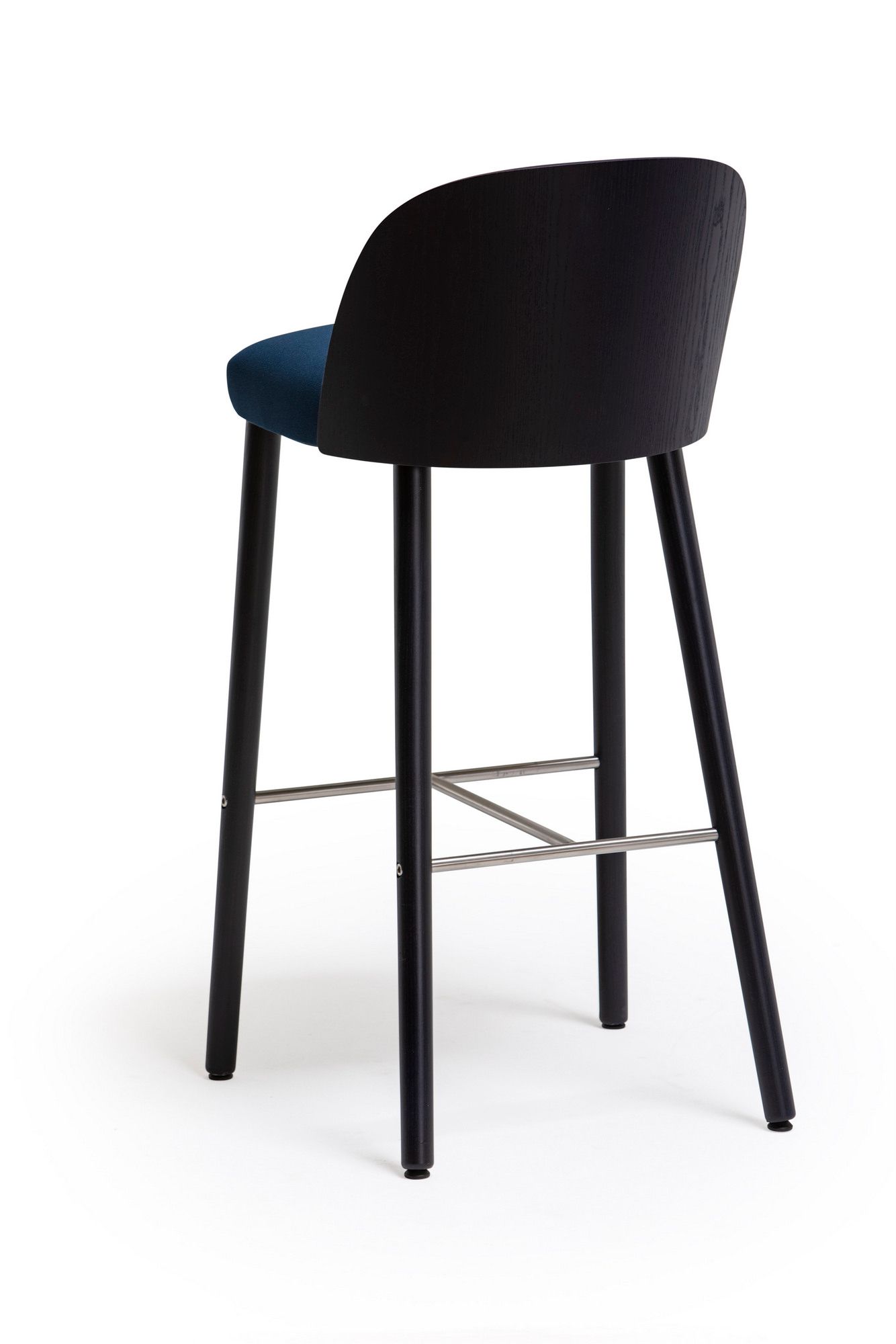 Высокий деревянный табурет с подставкой для ног Vergés Cistell Slim ARCH-00051402 - Вид №3