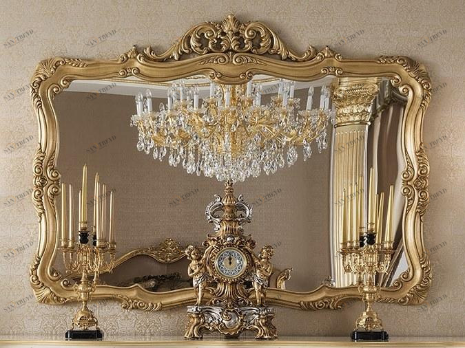 Modenese Gastone Прямоугольное настенное зеркало Deluxe sun-id-1371852