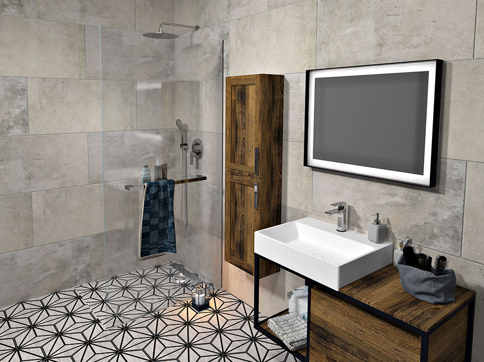 AL2243-D Polysan Душевые ширмы ARCHITEX LINE 