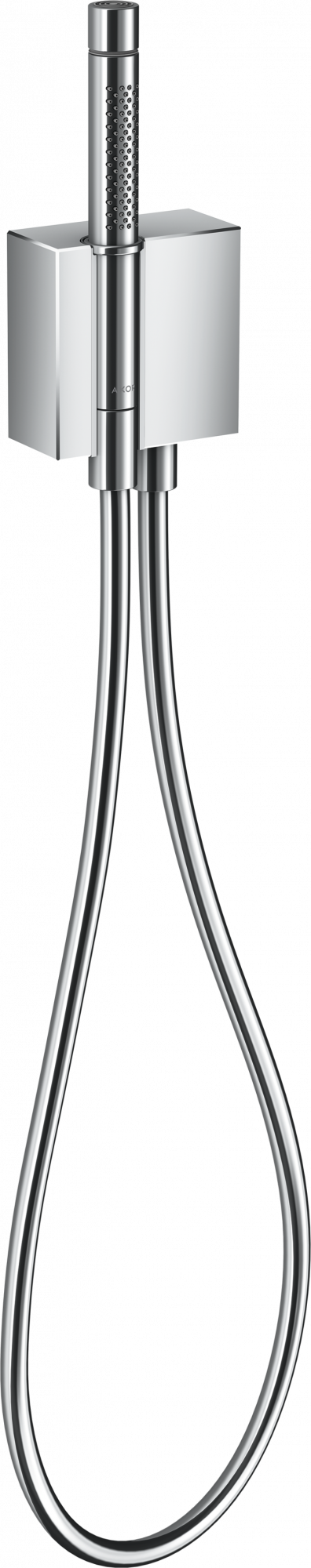 46521000 Устройство Porter с ручным душем с дубинкой 2jet и душевым шлангом - AXOR EDGE с алмазной огранкой