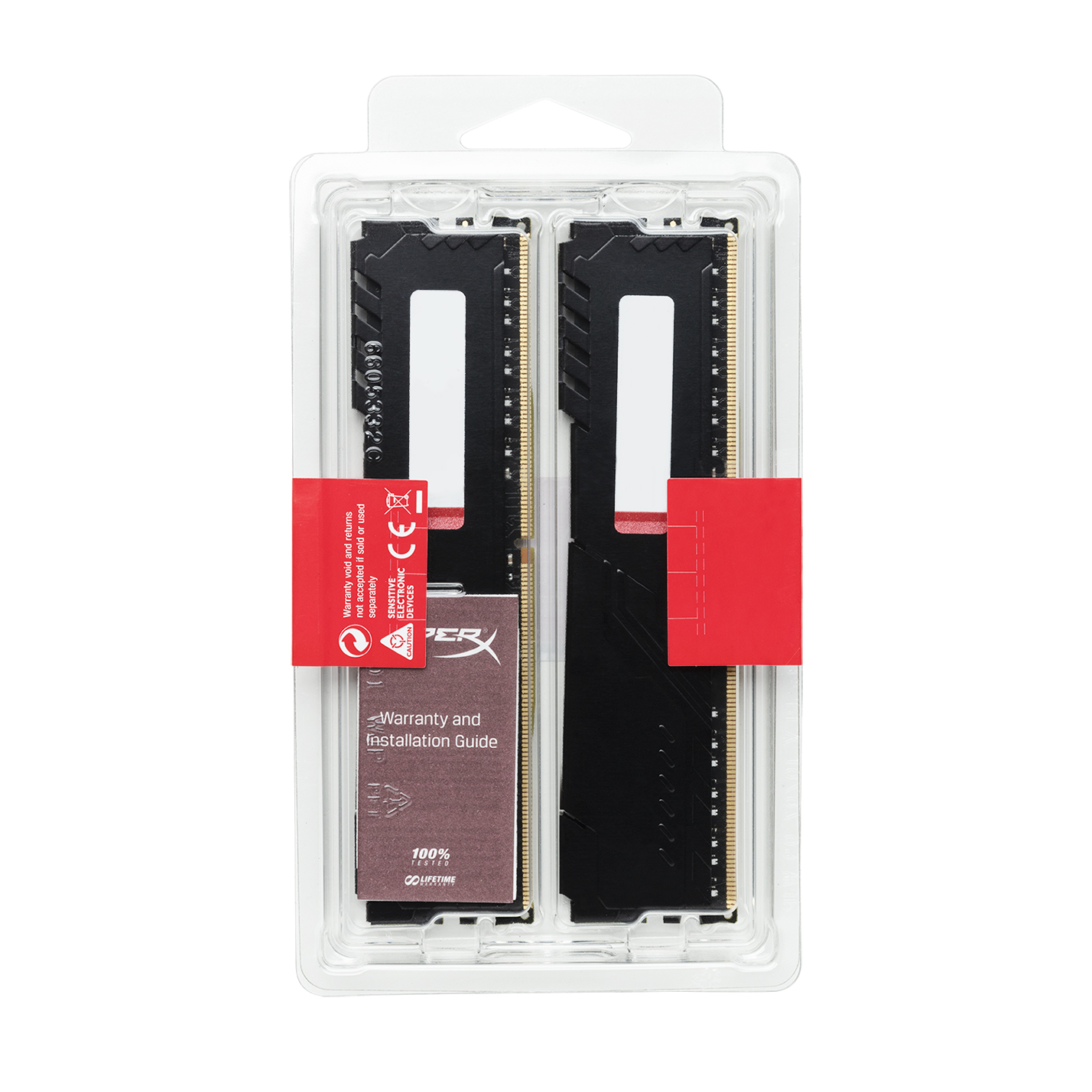 HX426C16FB3K2/16 16gb 2666mhz ddr4 cl16 dimm (kit of 2) hyperx fury black Kingston Santreyd  - Вид №5
