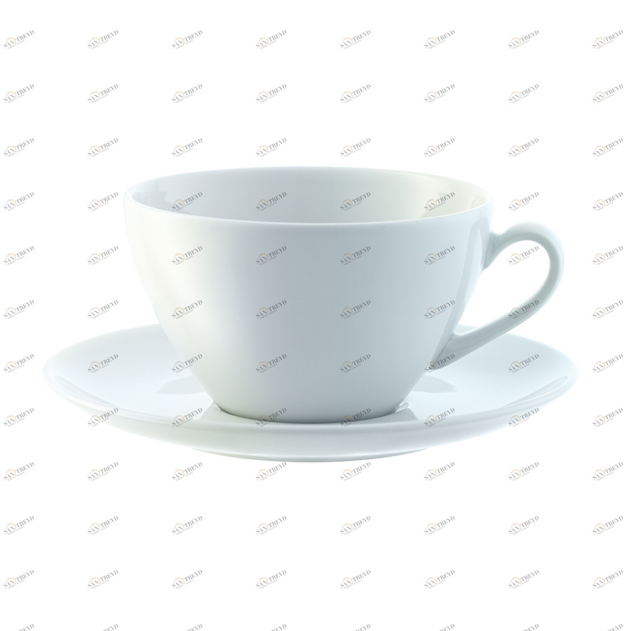 Набор из 4 округлых чашек с блюдцем 350 мл Dine LSA INTERNATIONAL DINE 00-3863448 Белый 