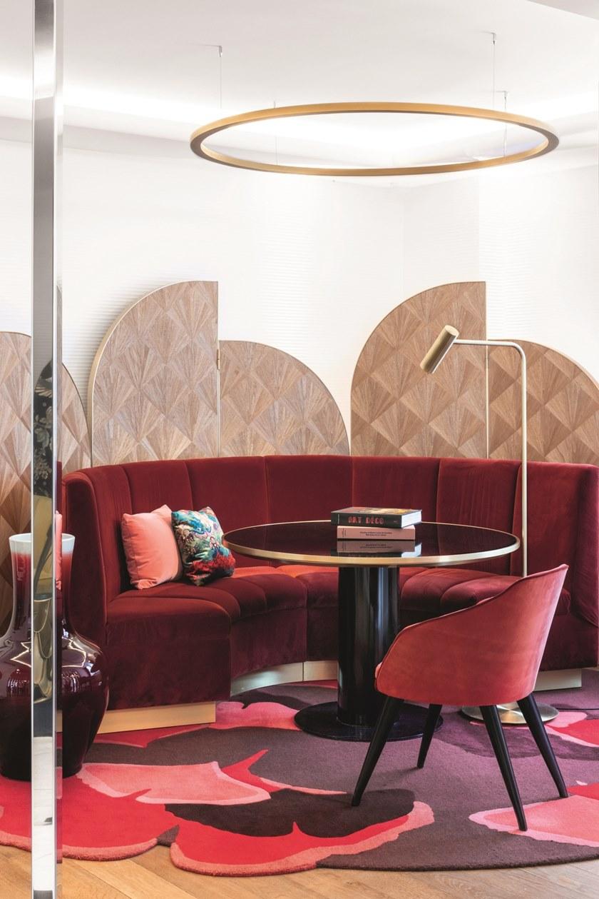 Toulemonde Bochart Круглый шерстяной коврик с цветочным рисунком The designers sun-id-1424924 - Вид №1