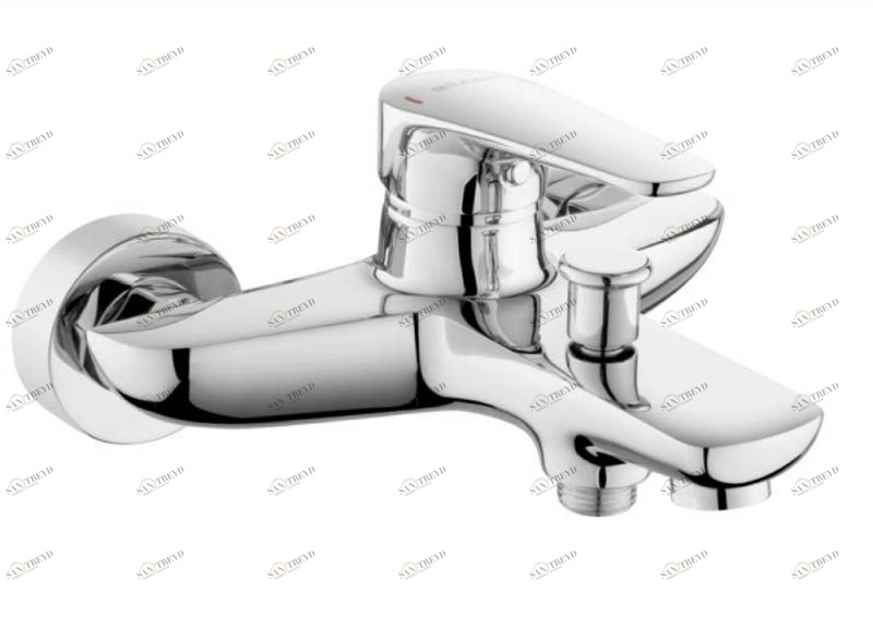 Смеситель для ванны короткий излив ARDEN F6351385CP-01-RUS bravat 