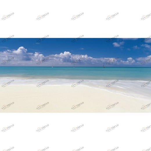 4-712-Deserted-Beach Фотообои Komar Imagine 1.27х3.68 м 4712DESERTEDBEACH