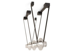 Алюминиевый и стеклянный светодиодный подвесной светильник