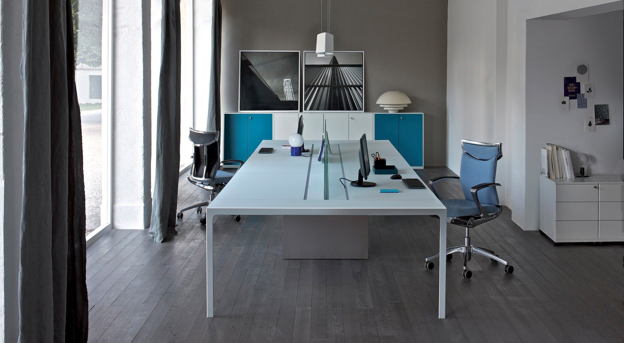 Кожаный операционный офисный стул с колесами ESTEL GROUP Uniqa ARCH-00109249