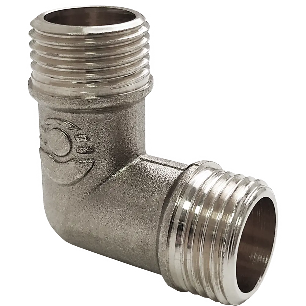 Угловой фитинг Valfex 90° для водопровода 1/2" никелированный 84505570 STLM-1574300