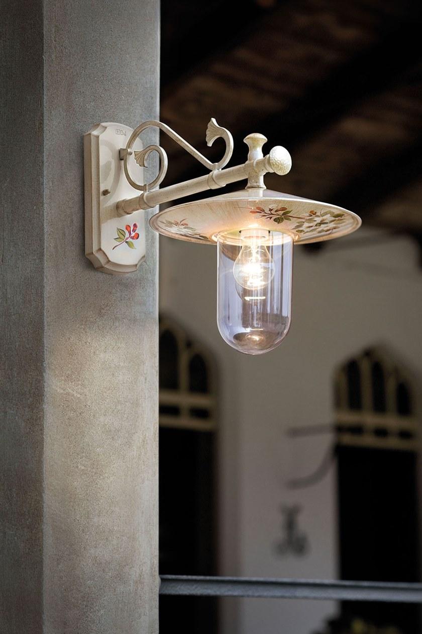 FERROLUCE Настенный керамический светильник для улицы Genova A400 - Вид №1