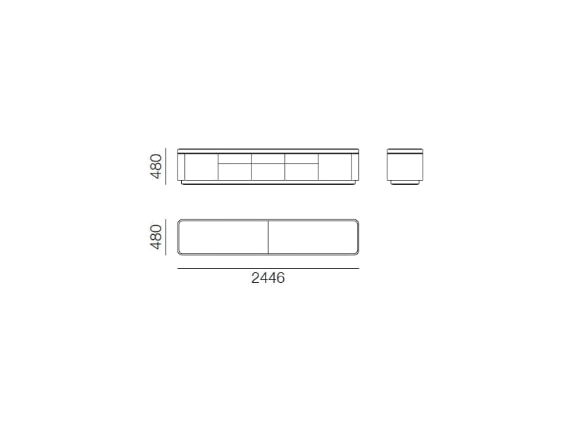 Кожаный офисный шкаф PROF Flow ARCH-00123767 - Вид №36