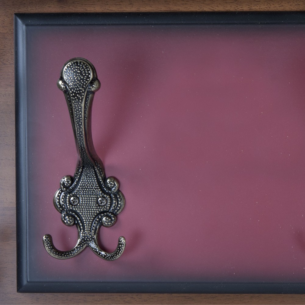 15002 Вешалка настенная Пандора 1 Орех Mix BOGACHO 4627139502104 - Вид №3